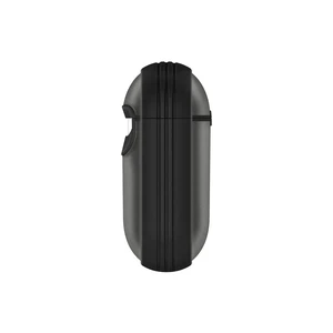 Чехол с карабином CYRILL Color Brick Matte Black для Apple AirPods 1 | 2 - Фото 4