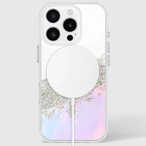 Прозрачный чехол с серебром Case-Mate Karat MagSafe для iPhone 16 Pro - Фото 10