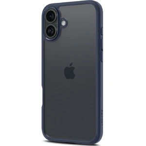Прозорий синій чохол Spigen Ultra Hybrid для iPhone 16 - Фото 3