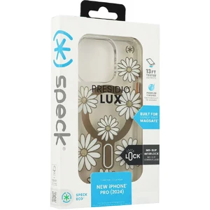 Прозорий біло-золотий чохол Speck Presidio Lux ClickLock MagSafe для iPhone 16 Pro - Фото 13