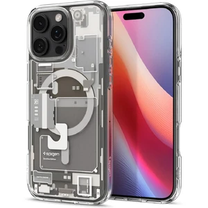 Бежевий прозорий чохол Spigen Ultra Hybrid Mag для iPhone 16 Pro 8809971230490 - Фото 1