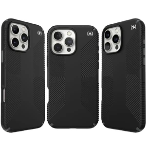 Черный чехол Speck Presidio2 Grip для iPhone 16 Pro Max - Фото 12