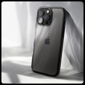 Прозрачный черный чехол Spigen Ultra Hybrid для iPhone 16 Pro - Фото 6
