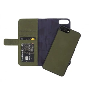 Кожаный чехол-книжка Decoded 2-in-1 Wallet Case Olive Green для iPhone 8 Plus | 7 Plus | 6s Plus | 6 Plus - Фото 7