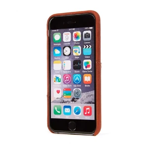 Кожаный чехол с отделением для карт Decoded Back Cover Brown для iPhone 8 Plus | 7 Plus | 6s Plus | 6 Plus - Фото 5