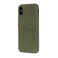 Кожаный чехол с отделением для карт Decoded Back Cover Olive Green для iPhone X | XS - Фото 3