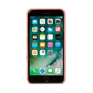 Кожаный чехол с отделением для карт Decoded Back Cover Rose для iPhone 8 Plus | 7 Plus | 6s Plus | 6 Plus - Фото 4