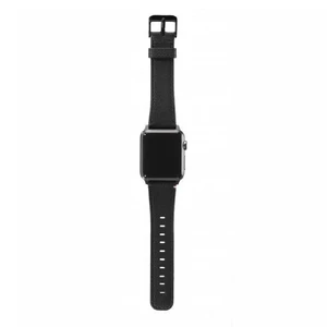 Кожаный ремешок Decoded Leather Strap Black для Apple Watch 41mm | 40mm | 38mm - Фото 2