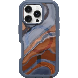 Противоударный чехол Otterbox Defender Series Pro XT MagSafe High Desert Marble (Blue) для iPhone 16 Pro  - Фото 1