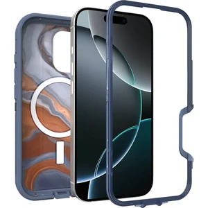Противоударный чехол Otterbox Defender Series Pro XT MagSafe High Desert Marble (Blue) для iPhone 16 Pro - Фото 4