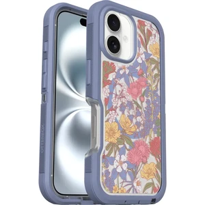 Протиударний чохол Otterbox Defender Series Pro XT MagSafe Floral Purple (Clear) для iPhone 16 - Фото 2