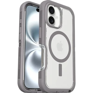 Противоударный чехол Otterbox Defender Series Pro XT MagSafe Snow Capped Clear для iPhone 16 - Фото 2