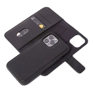 Шкіряний чохол-книжка Decoded 2-in-1 Detachable Wallet Black для iPhone 12 | 12 Pro - Фото 5