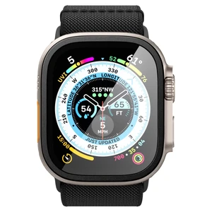 Захисне скло Spigen Screen Protector Glas.tR Slim Pro Black для Apple Watch Ultra 49mm - Фото 5