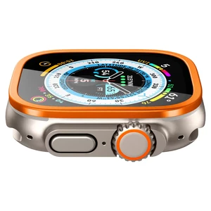 Захисне скло Spigen Screen Protector Glas.tR Slim Pro Orange для Apple Watch Ultra 49mm - Фото 3
