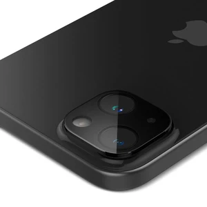 Захисне скло на камеру Spigen Optik Lens Protector Black для iPhone 15 | 15 Plus (2 шт.) - Фото 3