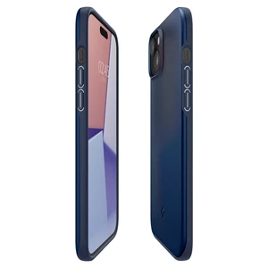 Защитный чехол Spigen Thin Fit Navy Blue для iPhone 15 Plus - Фото 4
