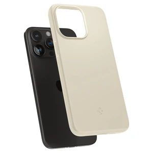 Захисний чохол Spigen Thin Fit Mute Beige для iPhone 15 Pro Max - Фото 5