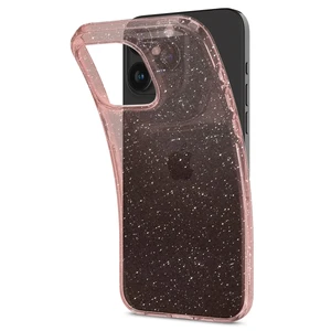 Прозорий чохол Spigen Liquid Crystal Glitter Rose Quartz для iPhone 15 Pro Max - Фото 2