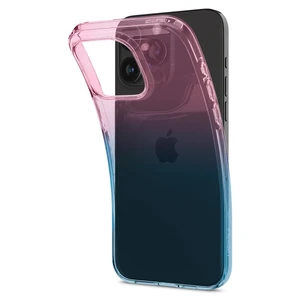 Прозрачный чехол Spigen Liquid Crystal Gradation Pink для iPhone 15 Pro - Фото 2