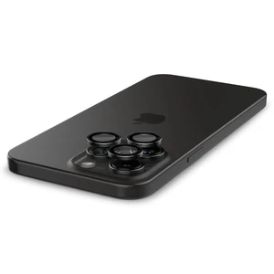 Захисне скло на камеру Spigen Optik Pro Black для iPhone 15 Pro | 15 Pro Max | 14 Pro | 14 Pro Max (2 шт.) - Фото 2
