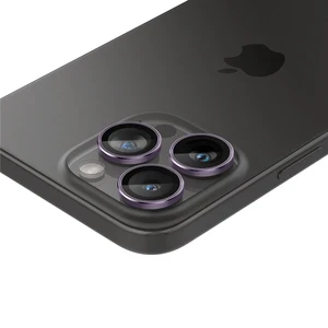Захисне скло на камеру Spigen Optik Pro Deep Purple для iPhone 15 Pro | 15 Pro Max | 14 Pro | 14 Pro Max (2 шт.) - Фото 2
