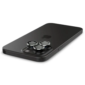 Захисне скло на камеру Spigen Optik Pro Silver для iPhone 15 Pro | 15 Pro Max | 14 Pro | 14 Pro Max (2 шт.) - Фото 2