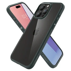 Защитный чехол Spigen Ultra Hybrid Abyss Green для iPhone 15 Pro Max - Фото 3