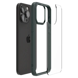Защитный чехол Spigen Ultra Hybrid Abyss Green для iPhone 15 Pro Max - Фото 4