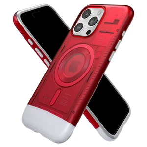 Протиударний чохол Spigen Classic C1 (MagFit) Ruby для iPhone 15 Pro Max - Фото 2