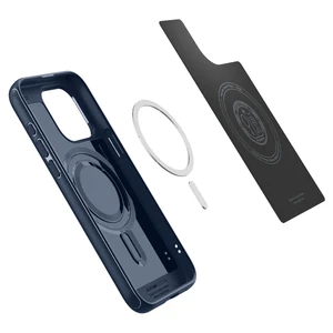 Захисний чохол з MagSafe Spigen Mag Armor (MagFit) Navy Blue для iPhone 15 Pro Max - Фото 3