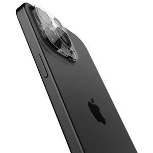 Захисне скло на камеру Spigen Optik Lens Protector Crystal Clear для iPhone 15 Pro | 15 Pro Max (2 шт.) - Фото 4