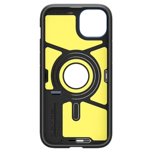 Противоударный чехол с подставкой Spigen Tough Armor (MagFit) Navy Blue для iPhone 15 Plus - Фото 8