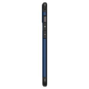 Противоударный чехол с подставкой Spigen Tough Armor (MagFit) Navy Blue для iPhone 15 Plus - Фото 10