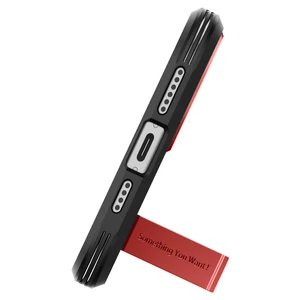 Протиударний чохол з підставкою Spigen Tough Armor (MagFit) Red для iPhone 15 - Фото 2