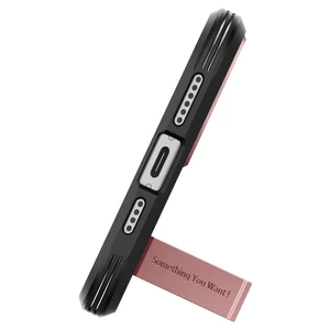 Протиударний чохол з підставкою Spigen Tough Armor (MagFit) Rose Gold для iPhone 15 - Фото 2