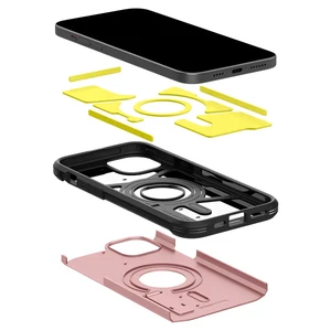 Протиударний чохол з підставкою Spigen Tough Armor (MagFit) Rose Gold для iPhone 15 - Фото 4
