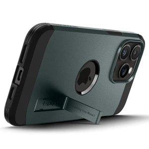 Протиударний чохол з підставкою Spigen Tough Armor (MagFit) Abyss Green для iPhone 15 Pro - Фото 4