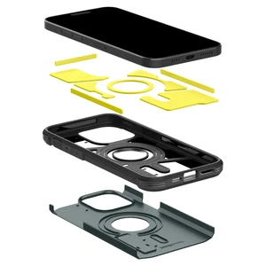 Протиударний чохол з підставкою Spigen Tough Armor (MagFit) Abyss Green для iPhone 15 Pro - Фото 7