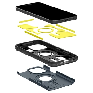Протиударний чохол з підставкою Spigen Tough Armor (MagFit) Metal Slate для iPhone 15 Pro - Фото 4