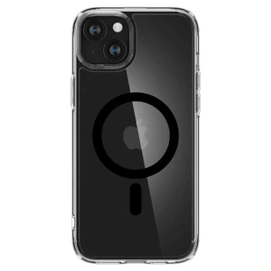 Прозрачный чехол с MagSafe Spigen Ultra Hybrid (MagFit) Black для iPhone 15 - Фото 5