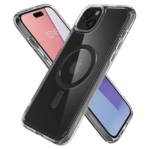 Прозорий чохол з MagSafe Spigen Ultra Hybrid (MagFit) Carbon Fiber для iPhone 15 - Фото 2