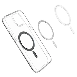 Прозорий чохол з MagSafe Spigen Ultra Hybrid (MagFit) Carbon Fiber для iPhone 15 - Фото 3