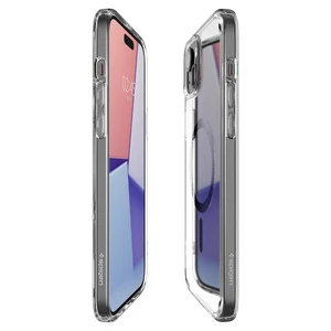 Прозорий чохол з MagSafe Spigen Ultra Hybrid (MagFit) Carbon Fiber для iPhone 15 - Фото 4