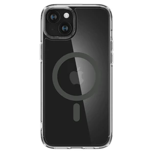 Прозорий чохол з MagSafe Spigen Ultra Hybrid (MagFit) Graphite для iPhone 15 - Фото 5
