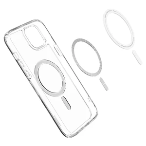 Прозорий чохол з MagSafe Spigen Ultra Hybrid (MagFit) Graphite для iPhone 15 - Фото 3