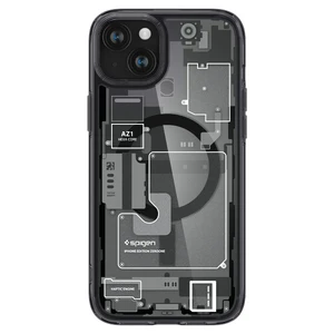 Захисний чохол Spigen Ultra Hybrid Case (MagFit) Zero One Black для iPhone 15 - Фото 5
