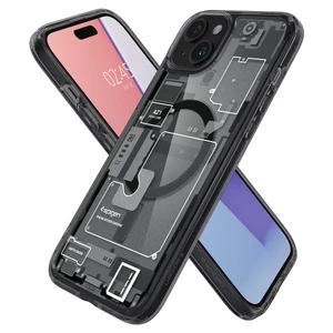 Захисний чохол Spigen Ultra Hybrid Case (MagFit) Zero One Black для iPhone 15 - Фото 2
