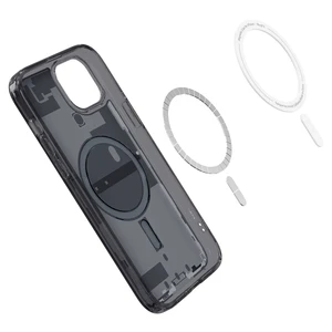 Захисний чохол Spigen Ultra Hybrid Case (MagFit) Zero One Black для iPhone 15 - Фото 3
