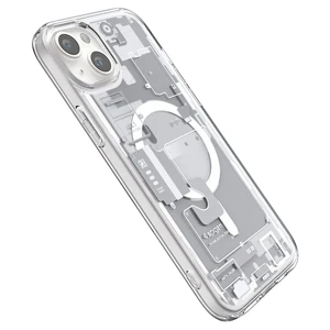 Защитный чехол Spigen Ultra Hybrid Case (MagFit) Zero One White для iPhone 15 Plus - Фото 5